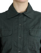 Cavalli Gray button down shirt - Zeiniez