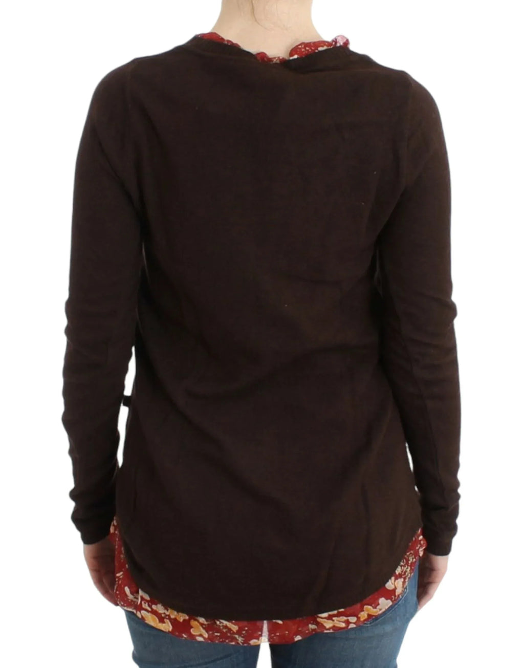 Cavalli Brown crewneck sweater - Zeiniez