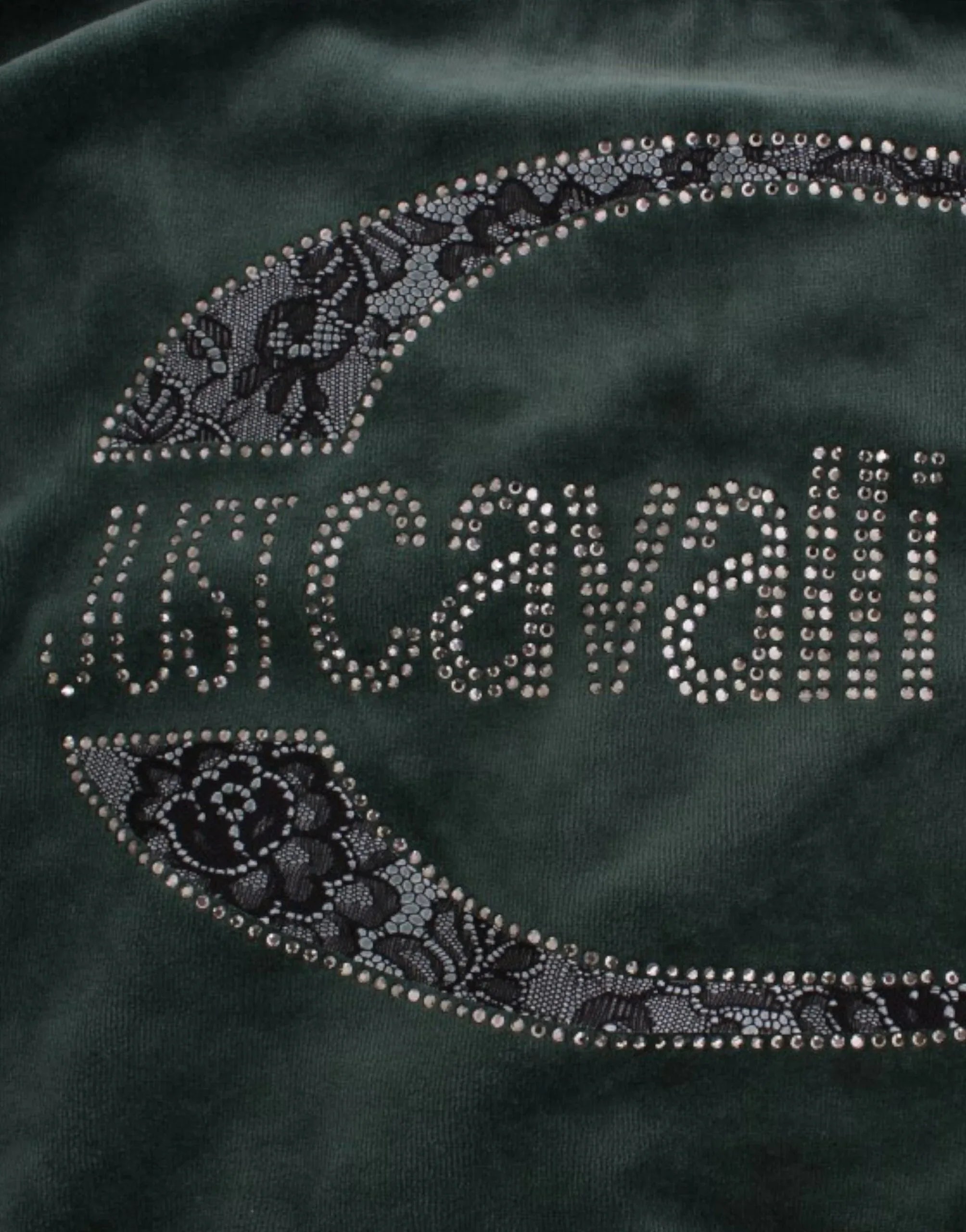 Cavalli Green velvet cotton sweater - Zeiniez