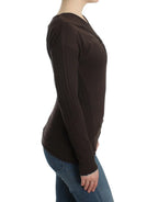 Cavalli Brown knitted wool sweater - Zeiniez