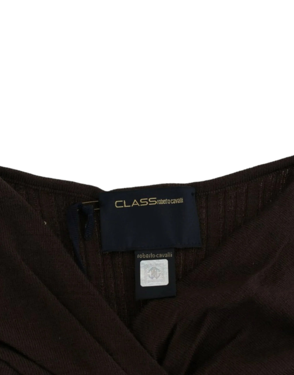 Cavalli Brown knitted wool sweater - Zeiniez