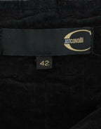 Cavalli Black Corduroy Pencil Skirt - Zeiniez