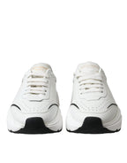 Dolce & Gabbana White Black Low Top Daymaster Sneakers Shoes - Zeiniez