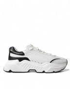 Dolce & Gabbana White Black Low Top Daymaster Sneakers Shoes - Zeiniez