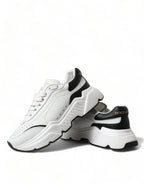 Dolce & Gabbana White Black Low Top Daymaster Sneakers Shoes - Zeiniez