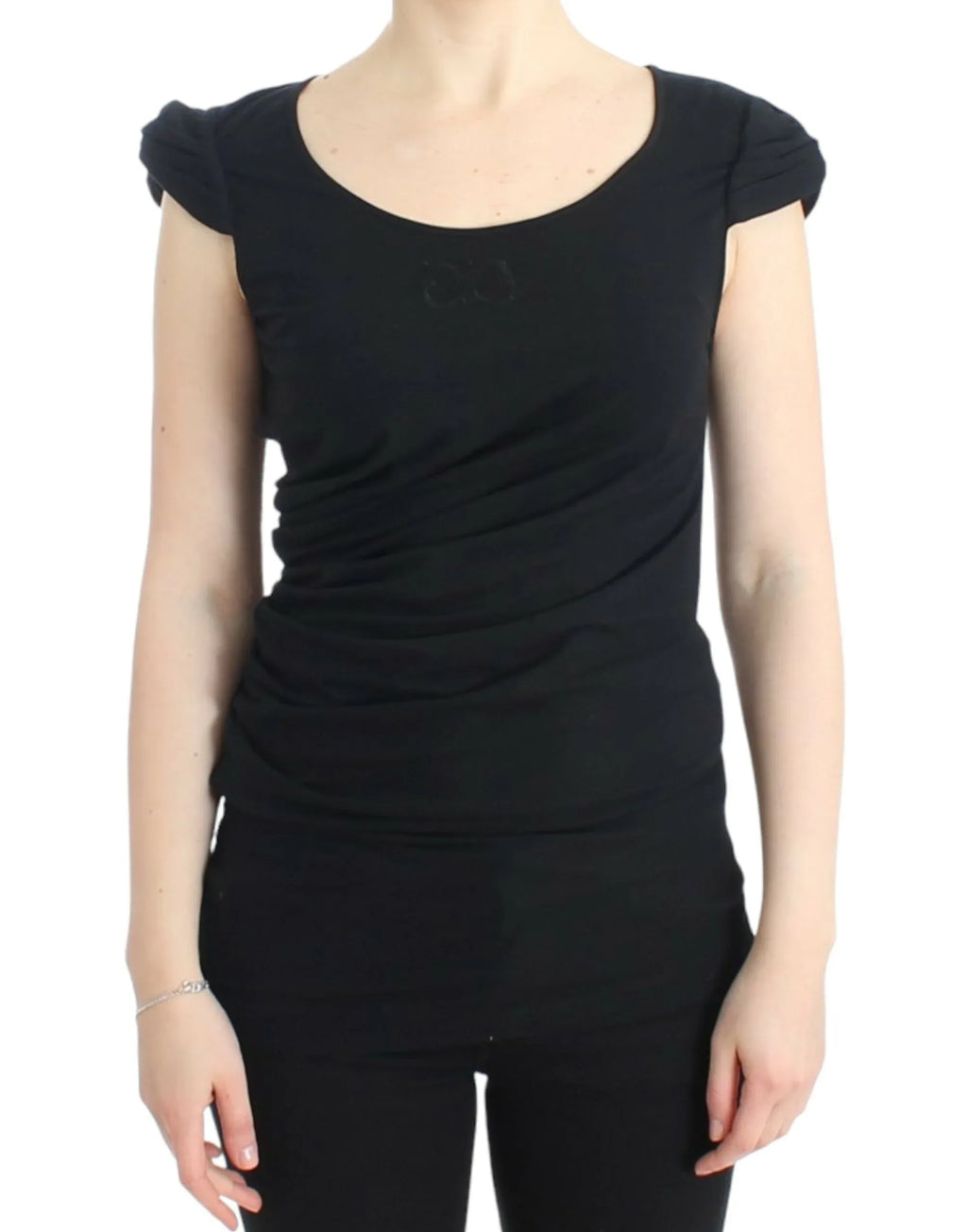 Cavalli Black Cotton Top - Zeiniez