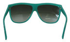 Dolce & Gabbana Green Stars Acetate Square Shades Sunglasses - Zeiniez