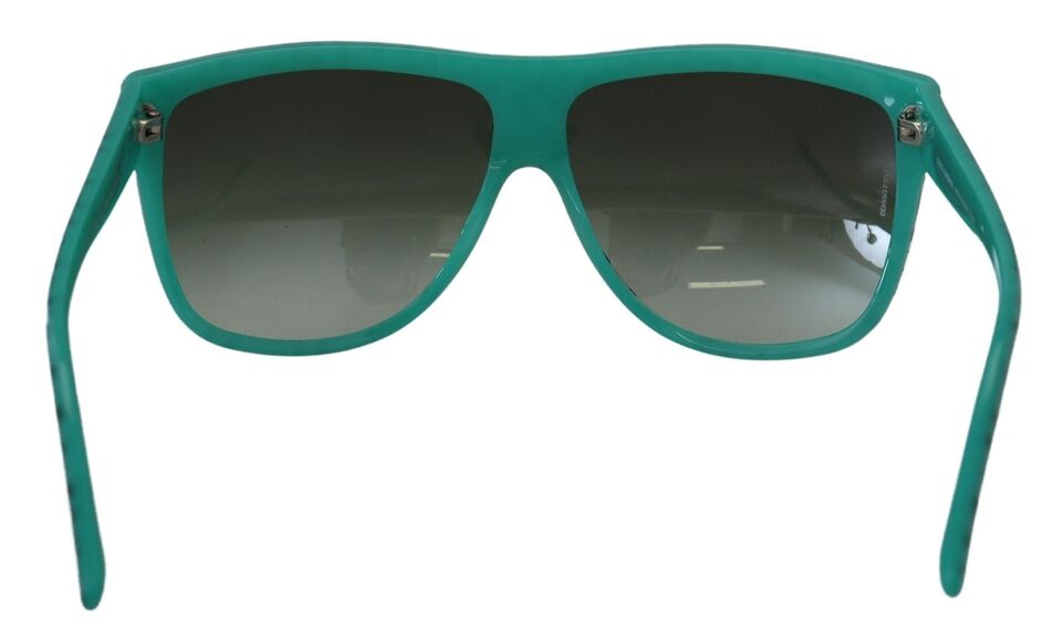 Dolce & Gabbana Green Stars Acetate Square Shades Sunglasses - Zeiniez