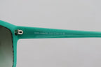 Dolce & Gabbana Green Stars Acetate Square Shades Sunglasses - Zeiniez