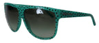 Dolce & Gabbana Green Stars Acetate Square Shades Sunglasses - Zeiniez