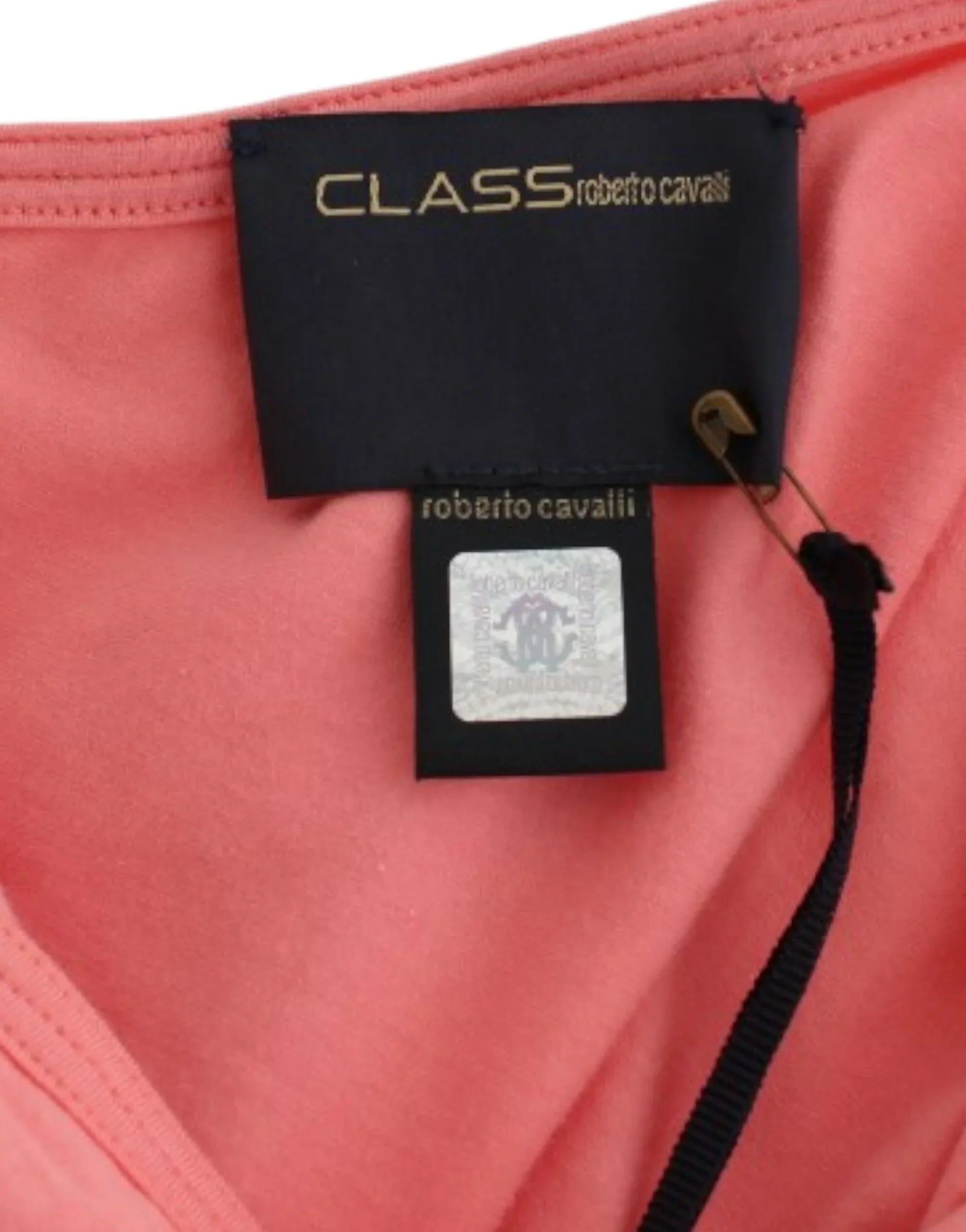 Cavalli Pink cotton tank top - Zeiniez