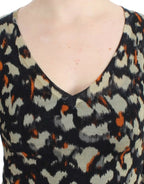 Cavalli Multicolor v-neck wool jumper - Zeiniez