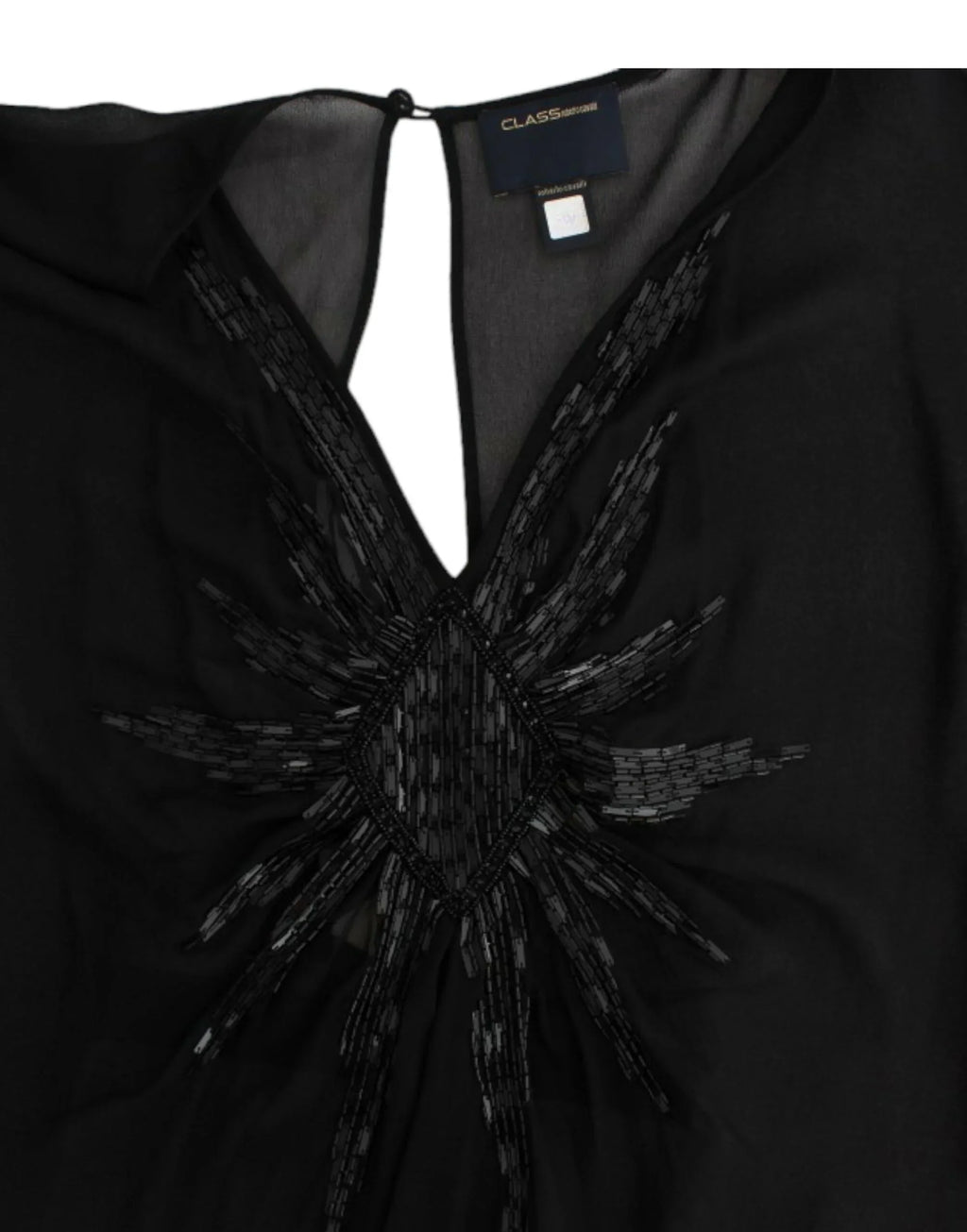 Cavalli Black long sleeve silk dress - Zeiniez