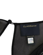 Cavalli Black long sleeve silk dress - Zeiniez