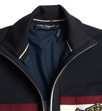 Dolce & Gabbana Blue Cardigan Heraldic Full Zip Sweater - Zeiniez