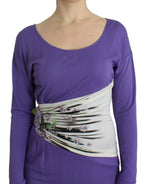 Cavalli Purple longsleeved dress - Zeiniez