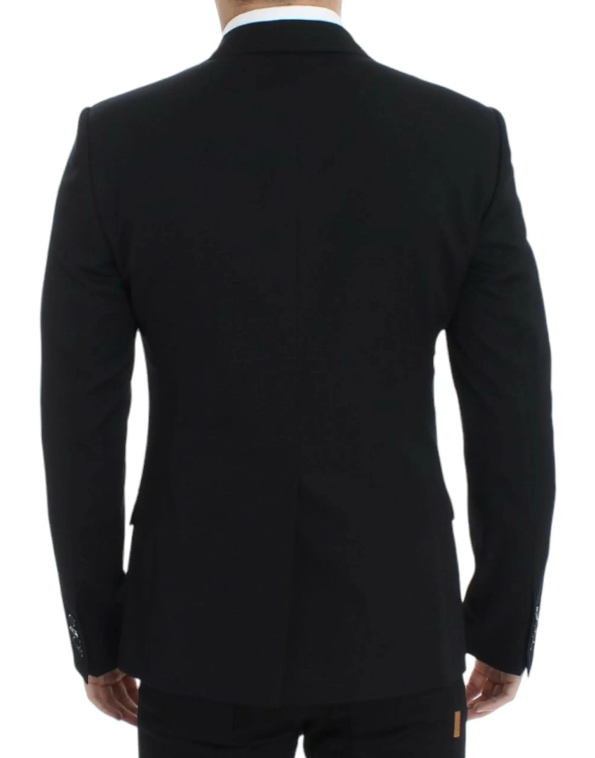 Dolce & Gabbana Black wool slim fit blazer Dolce & Gabbana