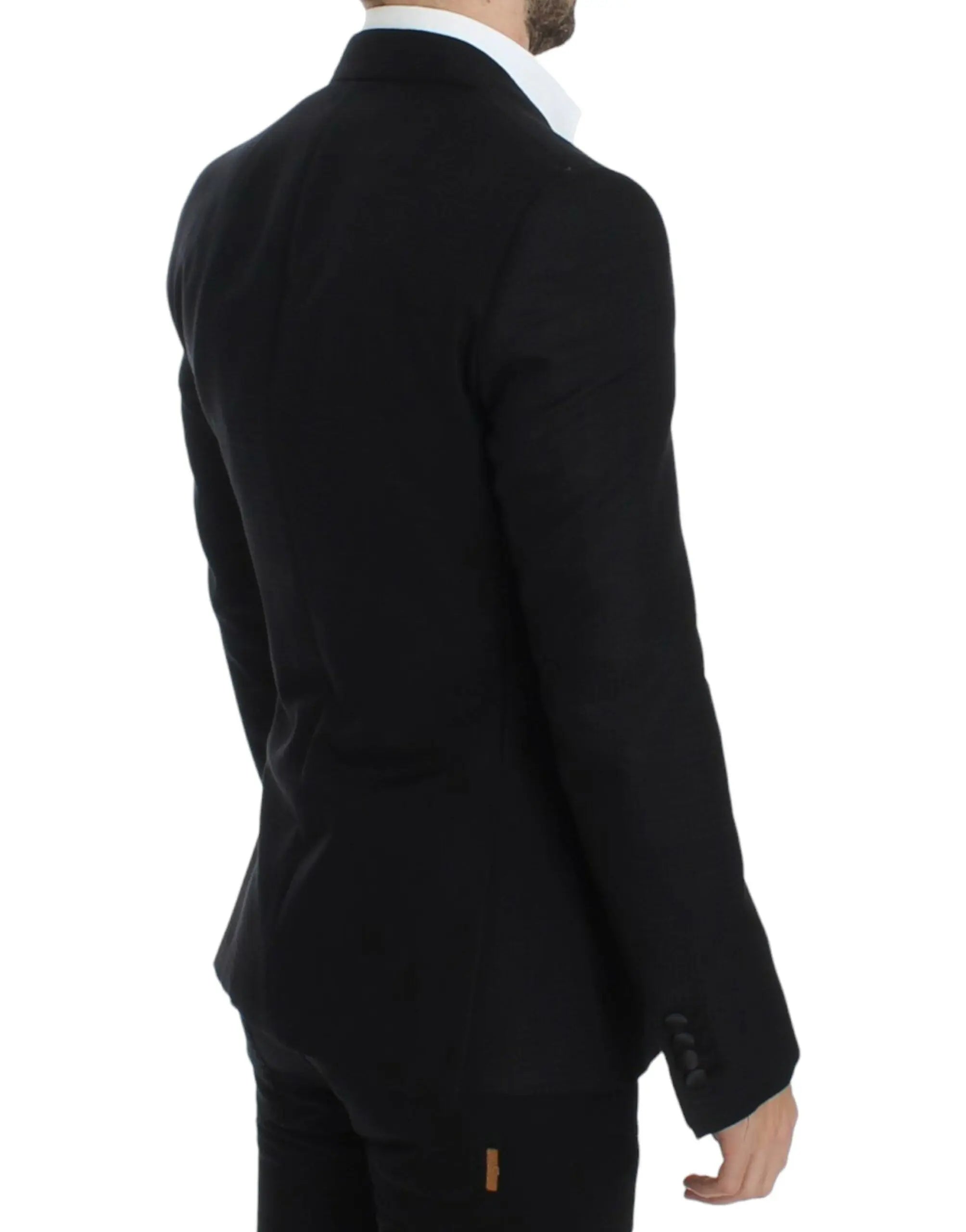 Dolce & Gabbana Black wool silk SICILIA blazer Dolce & Gabbana