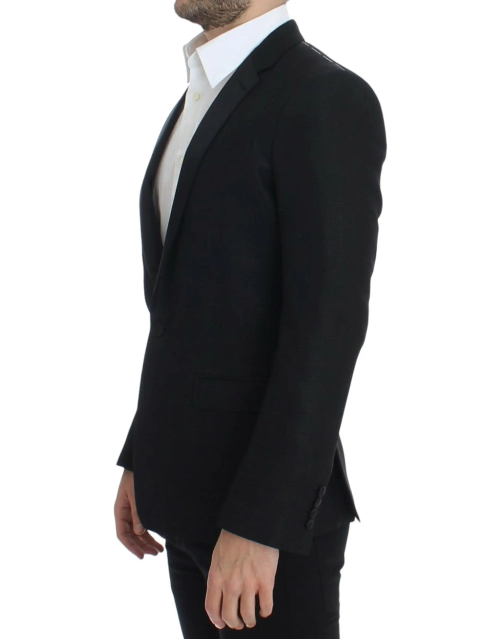 Dolce & Gabbana Black wool MARTINI slim blazer Dolce & Gabbana