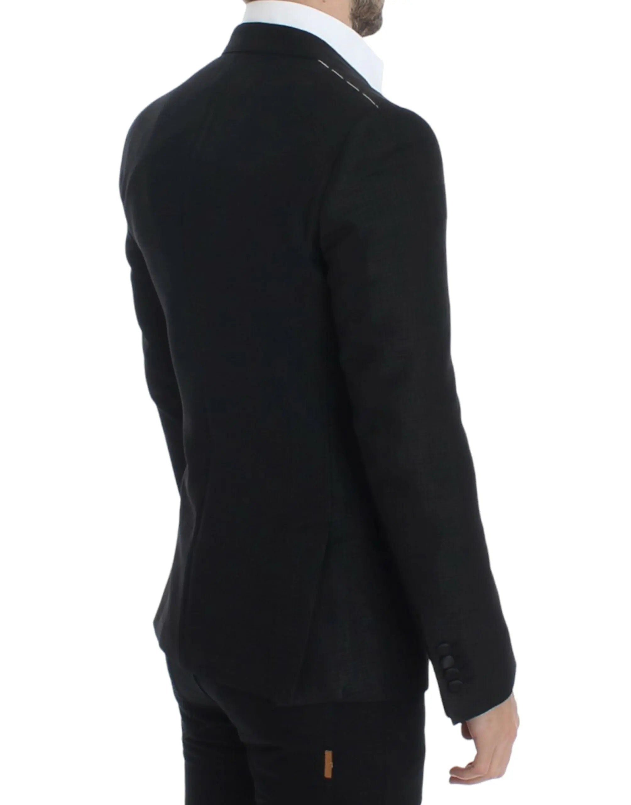 Dolce & Gabbana Black wool MARTINI slim blazer Dolce & Gabbana