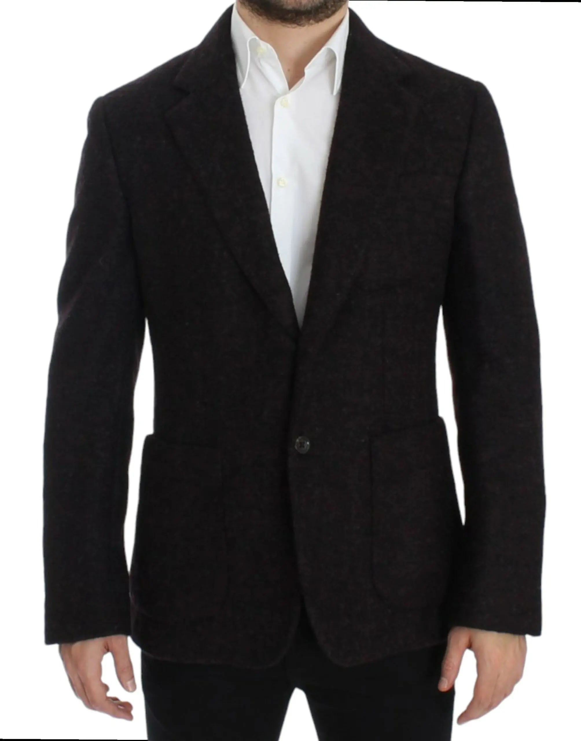 Dolce & Gabbana Bordeaux alpaga two button blazer Dolce & Gabbana