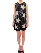 Dolce & Gabbana Masterpiece black crystal swarovski stars sheath dress - Zeiniez