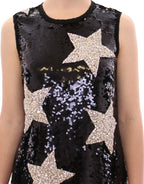 Dolce & Gabbana Masterpiece black crystal swarovski stars sheath dress - Zeiniez