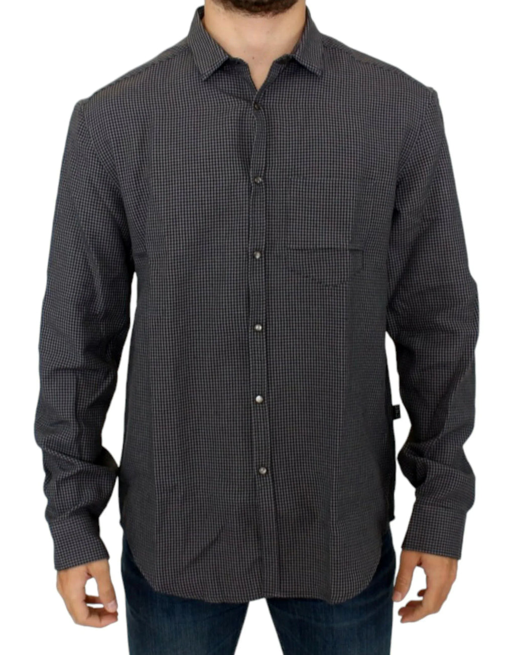 Costume National Gray linen casual shirt - Zeiniez