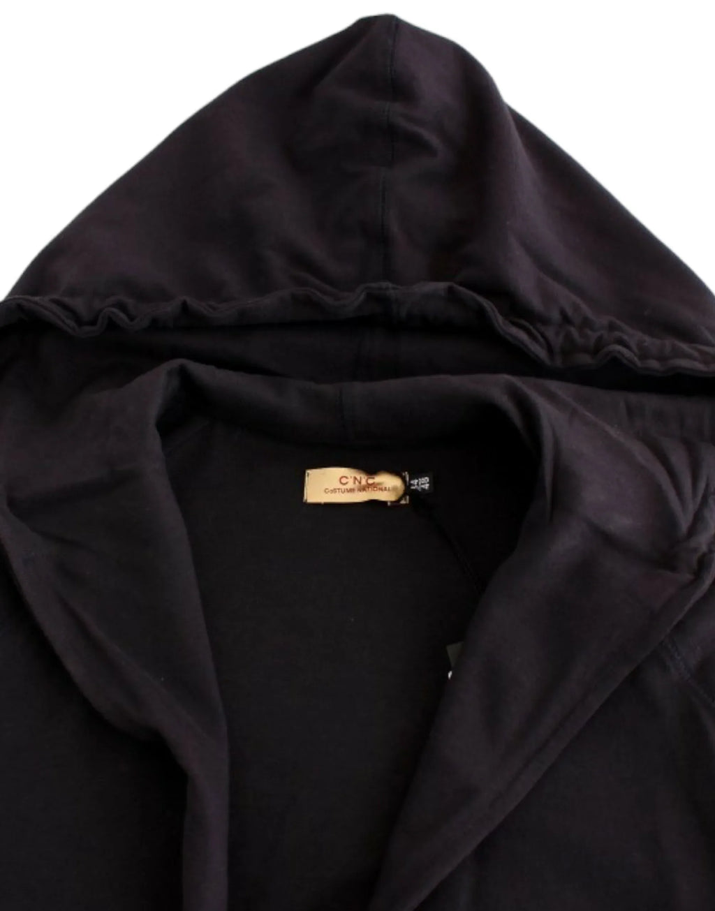 Costume National Blue hooded cotton sweater - Zeiniez