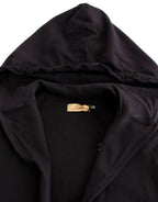 Costume National Blue hooded cotton sweater - Zeiniez