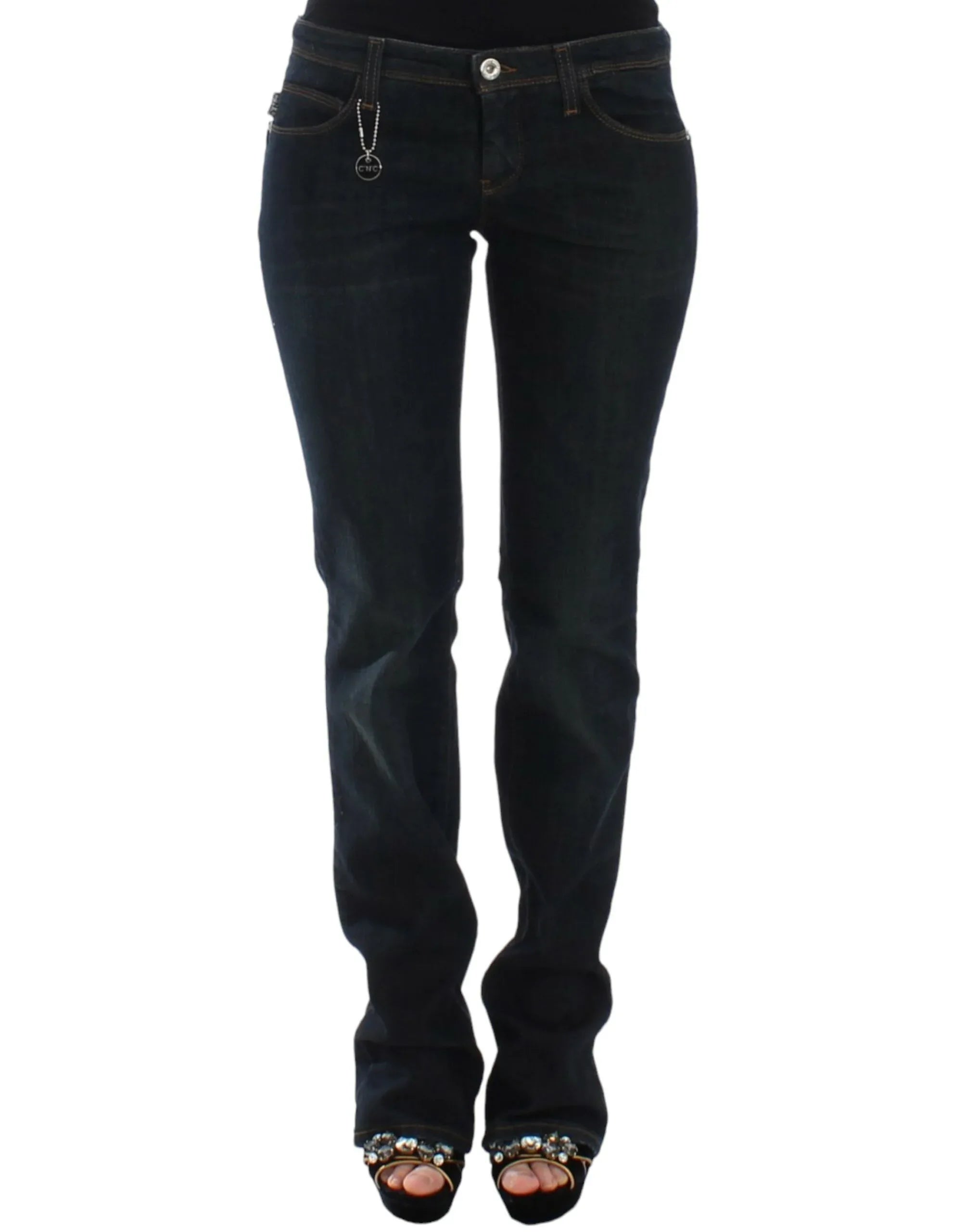 Costume National Blue Slim Fit Jeans - Zeiniez