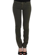 Costume National Green slim leg jeans - Zeiniez