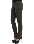Costume National Green slim leg jeans - Zeiniez