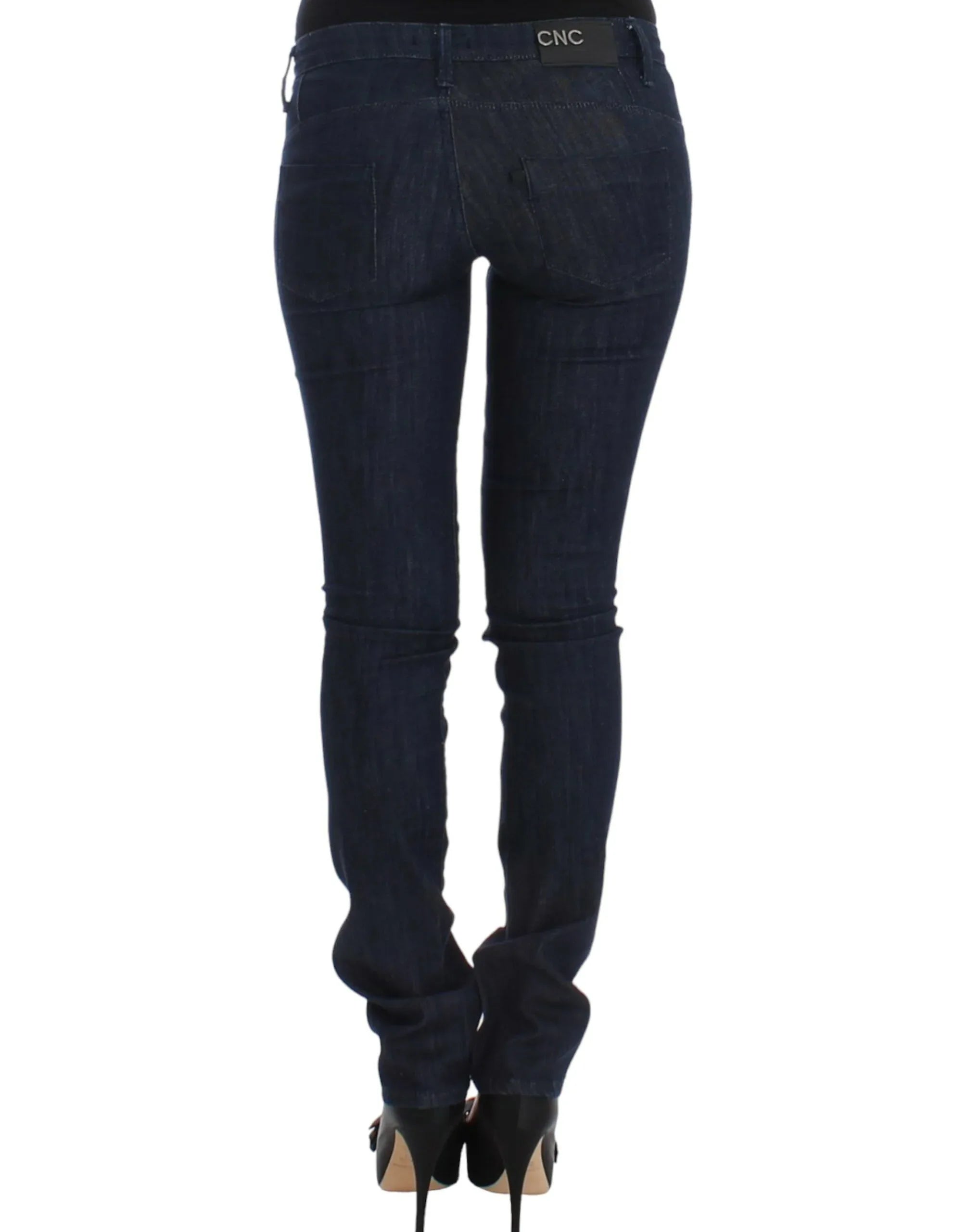 Costume National Blue skinny leg jeans - Zeiniez