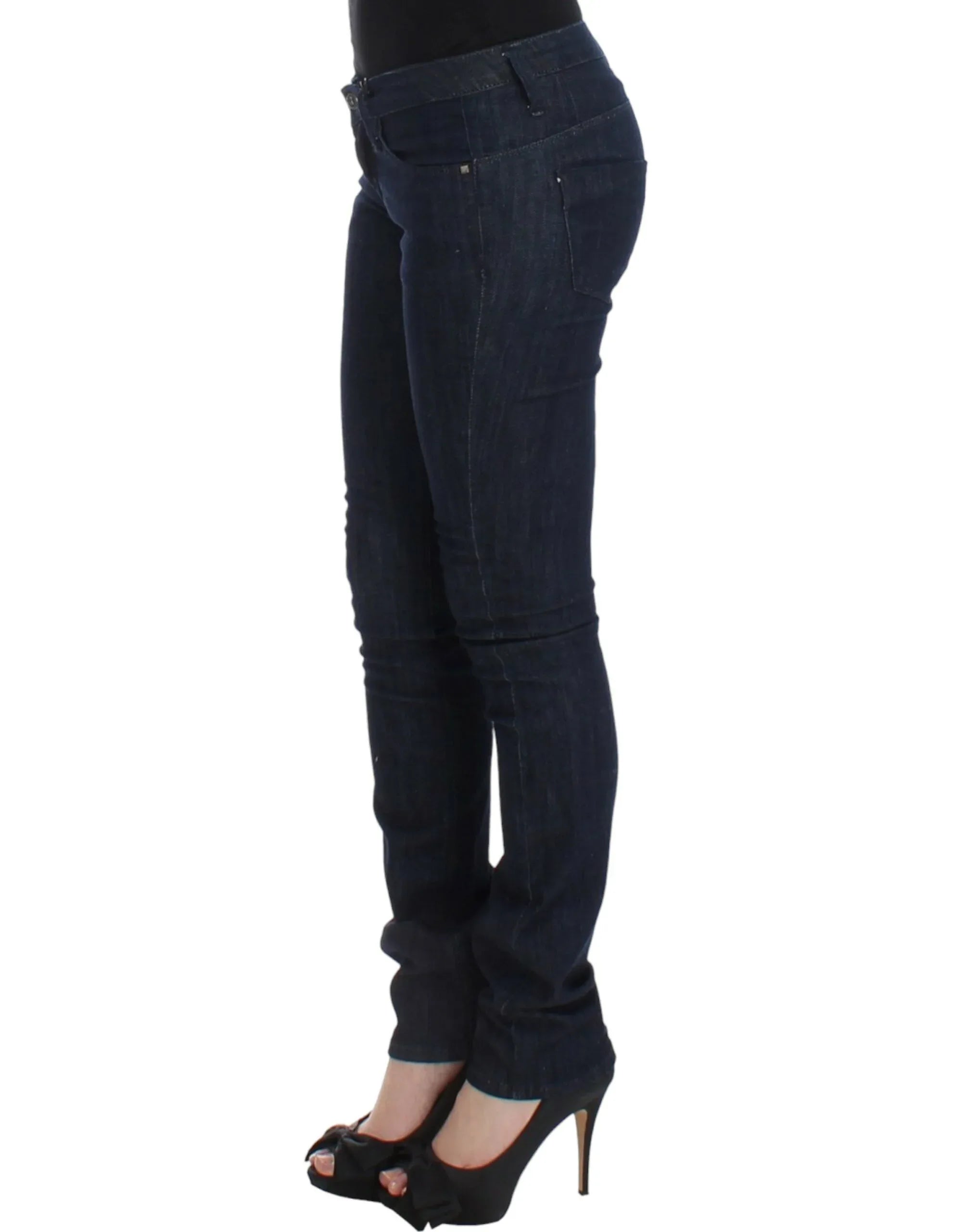 Costume National Blue skinny leg jeans - Zeiniez