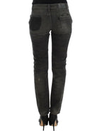Costume National Gray distressed jeans - Zeiniez