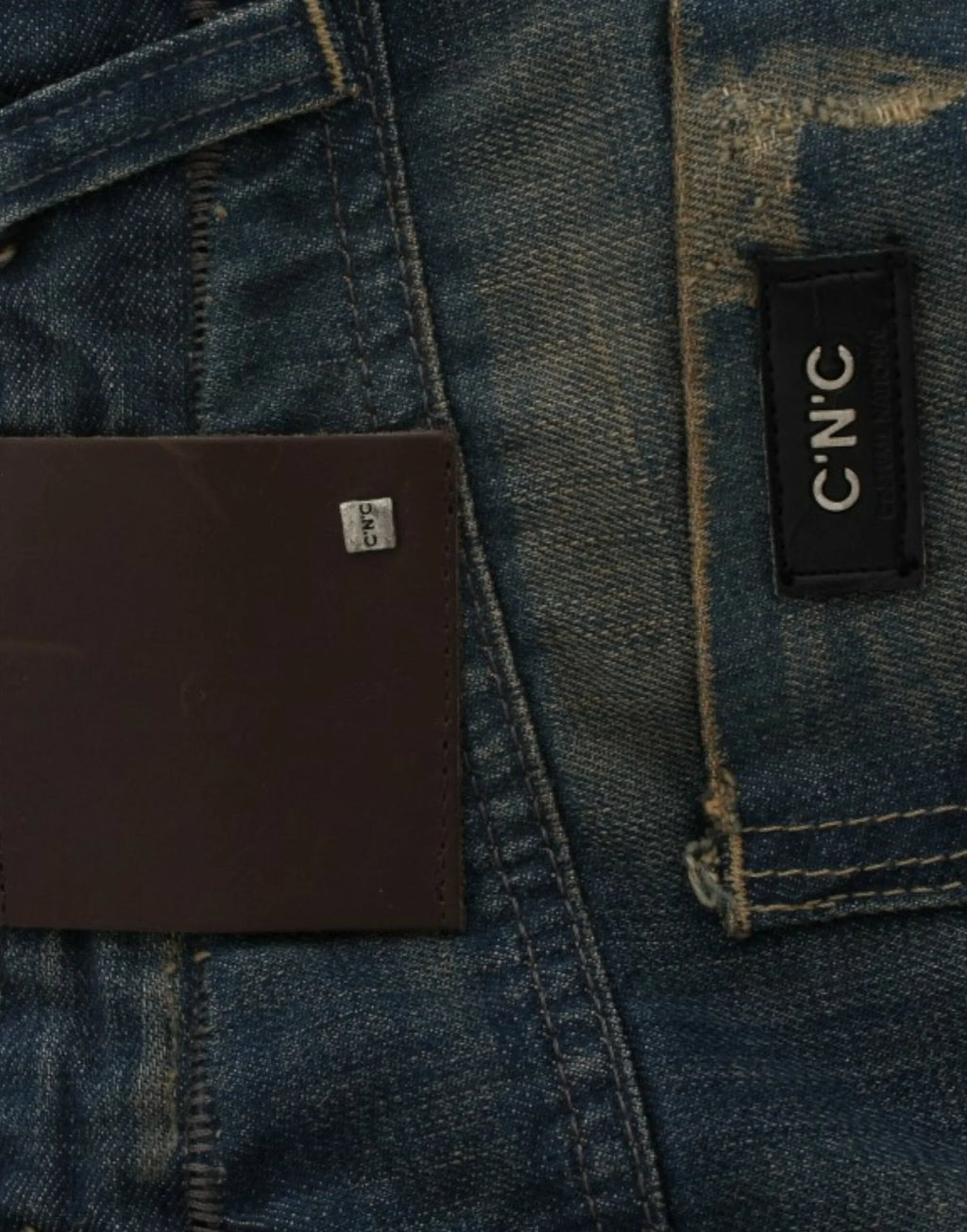 Costume National Blue straight leg jeans - Zeiniez