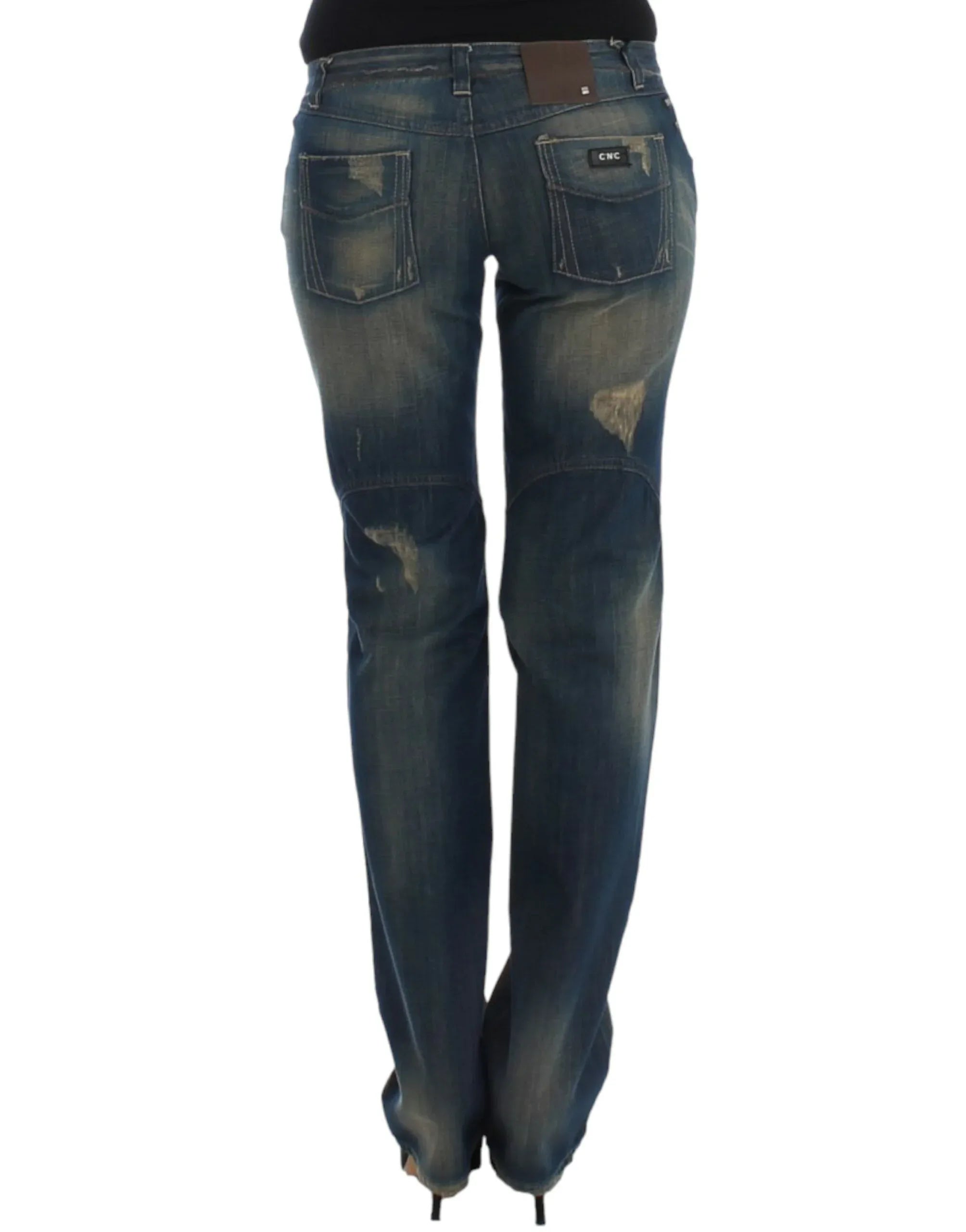 Costume National Blue straight leg jeans - Zeiniez