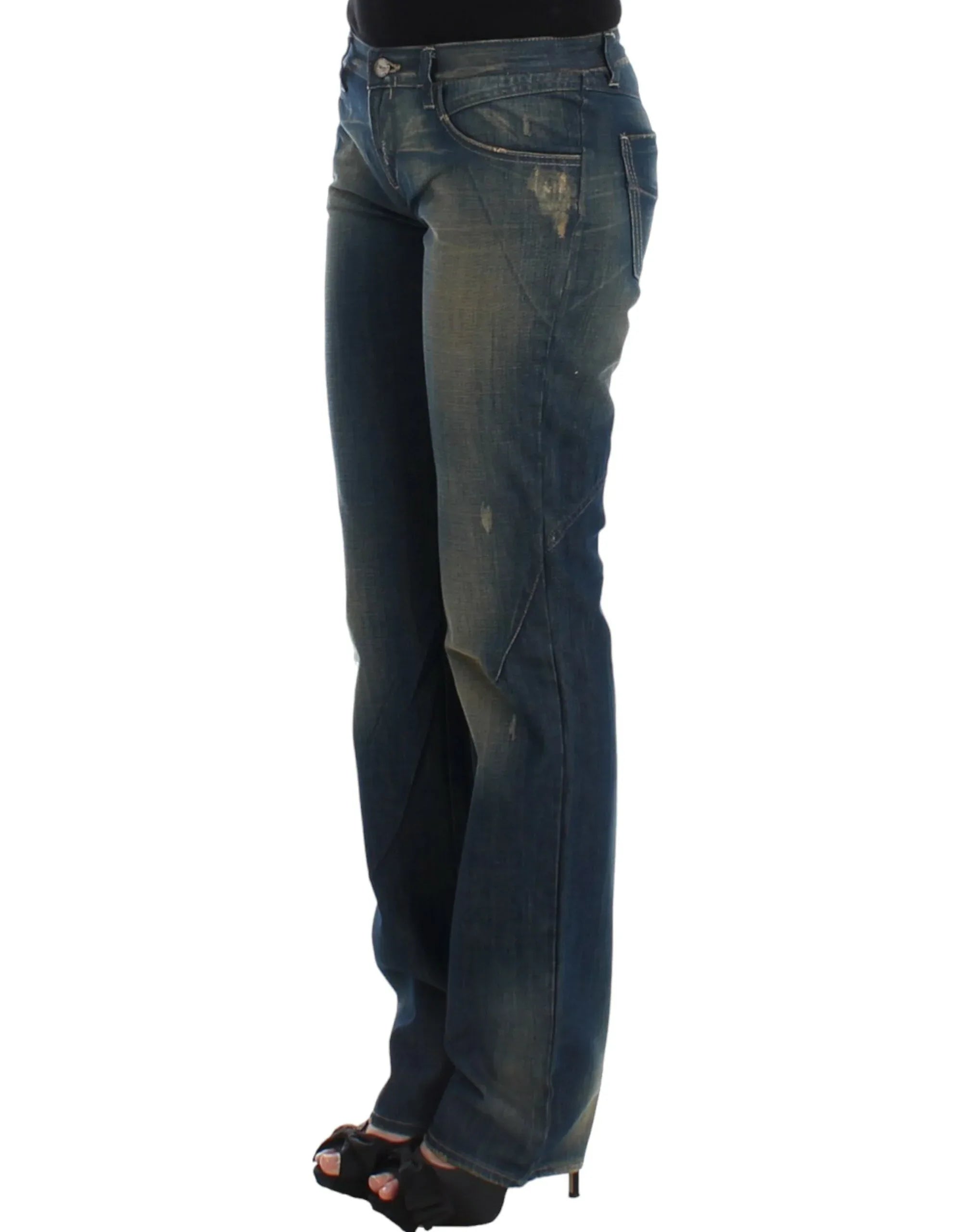 Costume National Blue straight leg jeans - Zeiniez