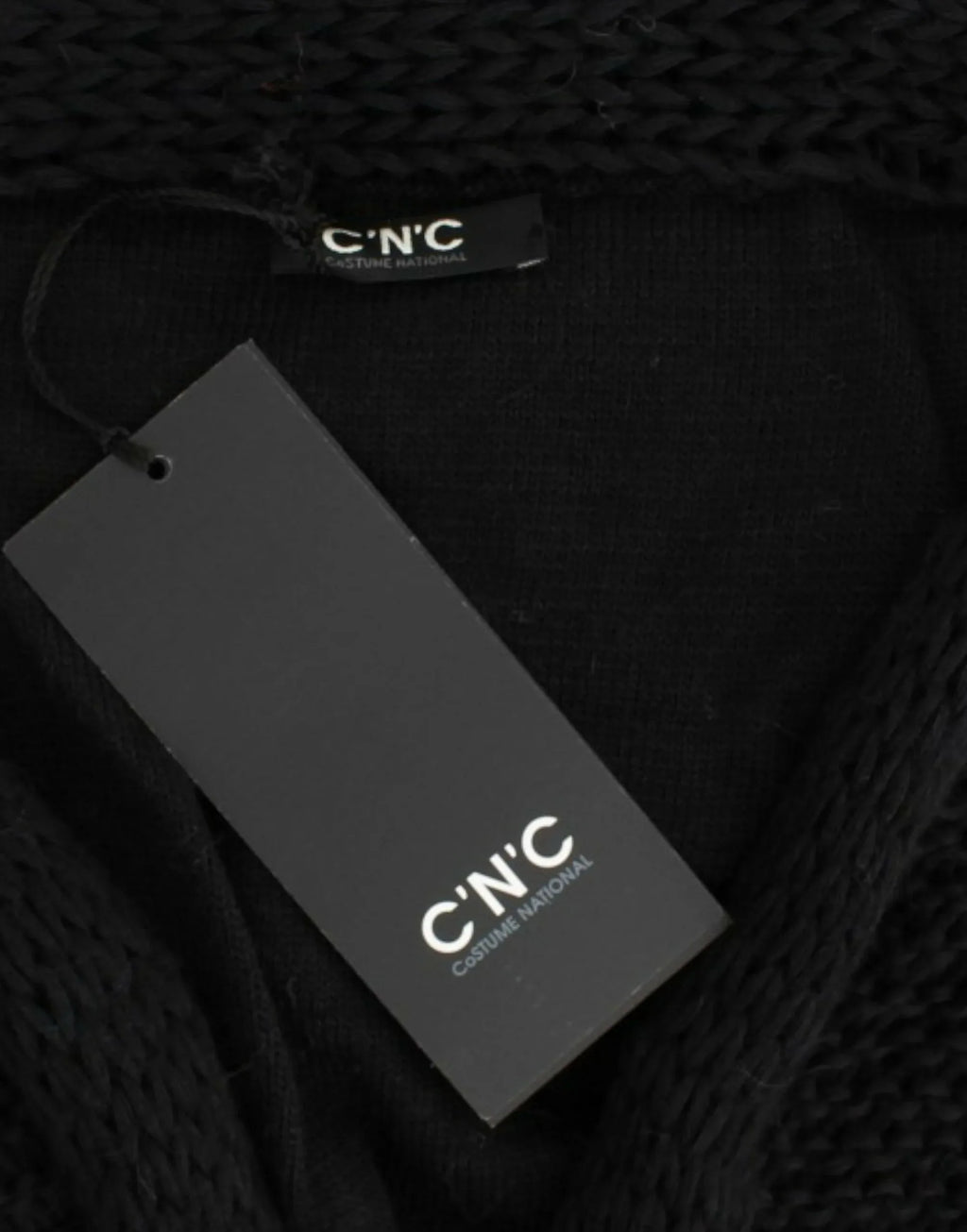 Costume National Black sleeveless knitted cardigan - Zeiniez