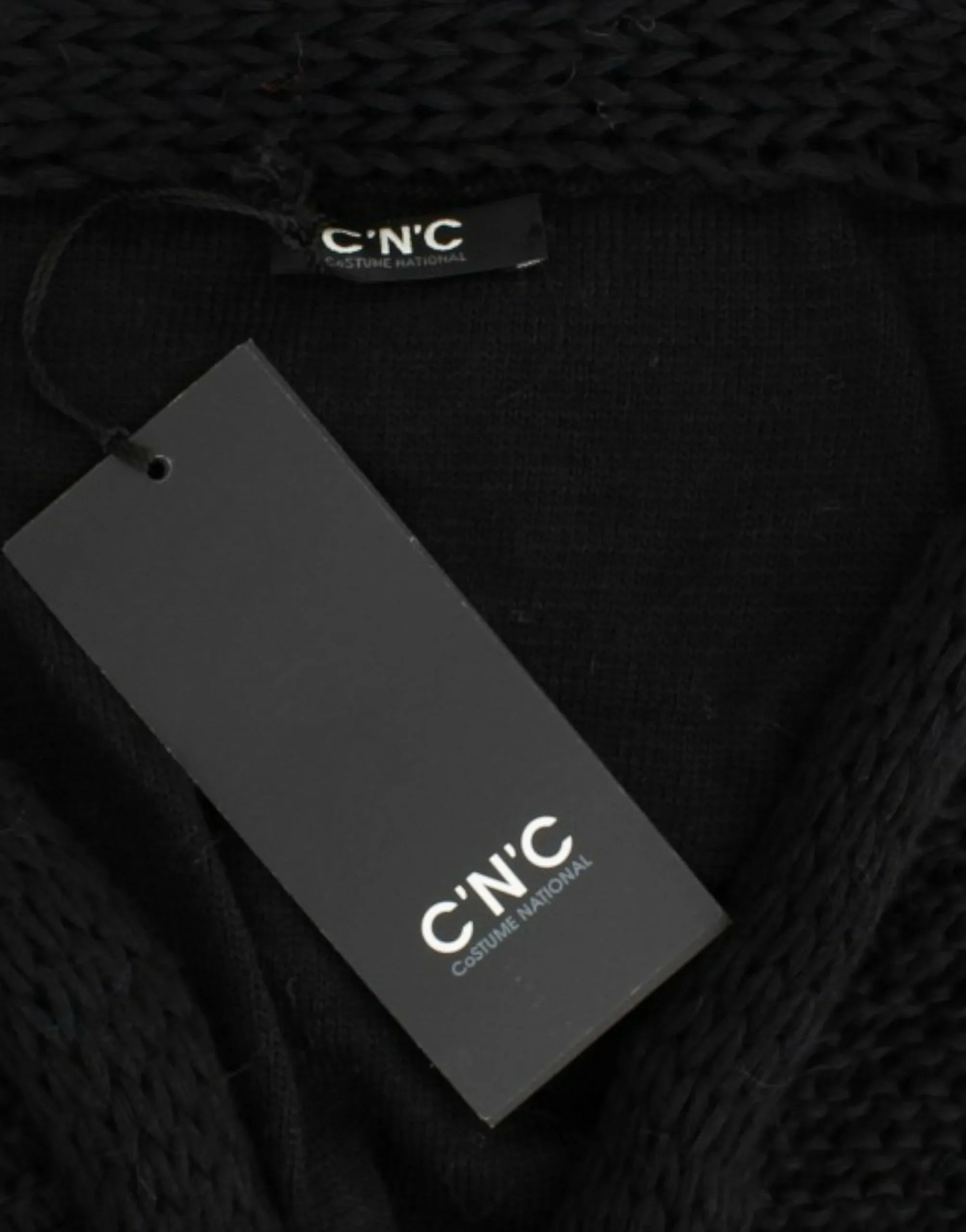 Costume National Black sleeveless knitted cardigan - Zeiniez