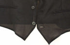 Dolce & Gabbana Black Wool Formal Dress Vest Gilet Jacket Dolce & Gabbana