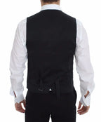 Dolce & Gabbana Gray Wool Stretch Dress Vest Jacket Blazer Dolce & Gabbana