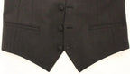 Dolce & Gabbana Gray Wool Stretch Dress Vest Jacket Blazer Dolce & Gabbana