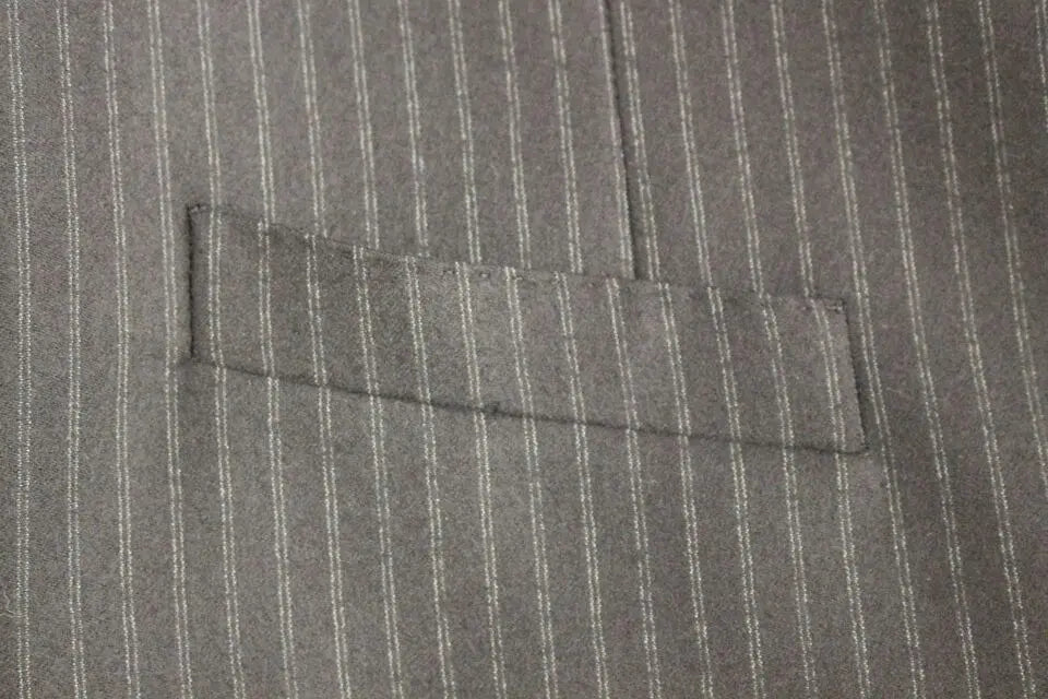 Dolce & Gabbana Black Striped Wool Single Breasted Vest Dolce & Gabbana