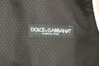 Dolce & Gabbana Gray Cotton Blend Logo Vest Gilet Weste Dolce & Gabbana