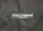 Dolce & Gabbana Gray Wool Formal Dress Vest Gilet Weste Dolce & Gabbana