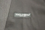 Dolce & Gabbana Gray Wool Formal Dress Vest Gilet Weste Dolce & Gabbana