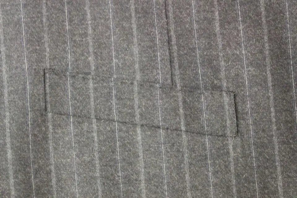 Dolce & Gabbana Gray Striped Wool Logo Vest Gilet Weste Dolce & Gabbana