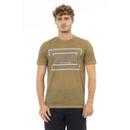Baldinini Trend Gray Cotton Men T-Shirt - Zeiniez